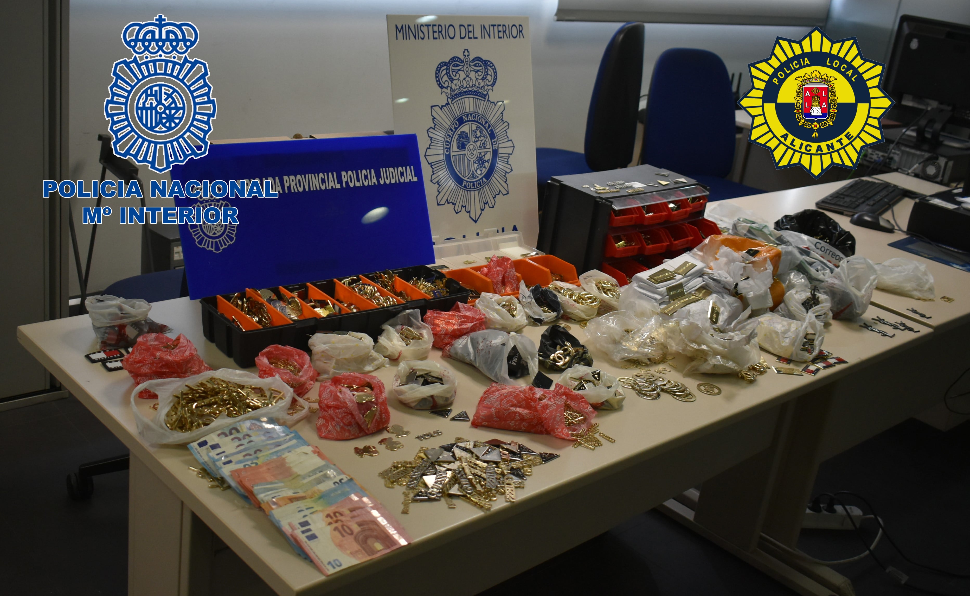 Operación contra la falsificación en Elche