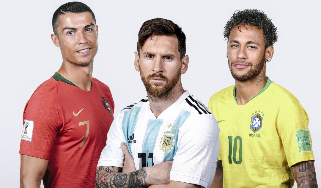 Ronaldo, Messi y Neymar