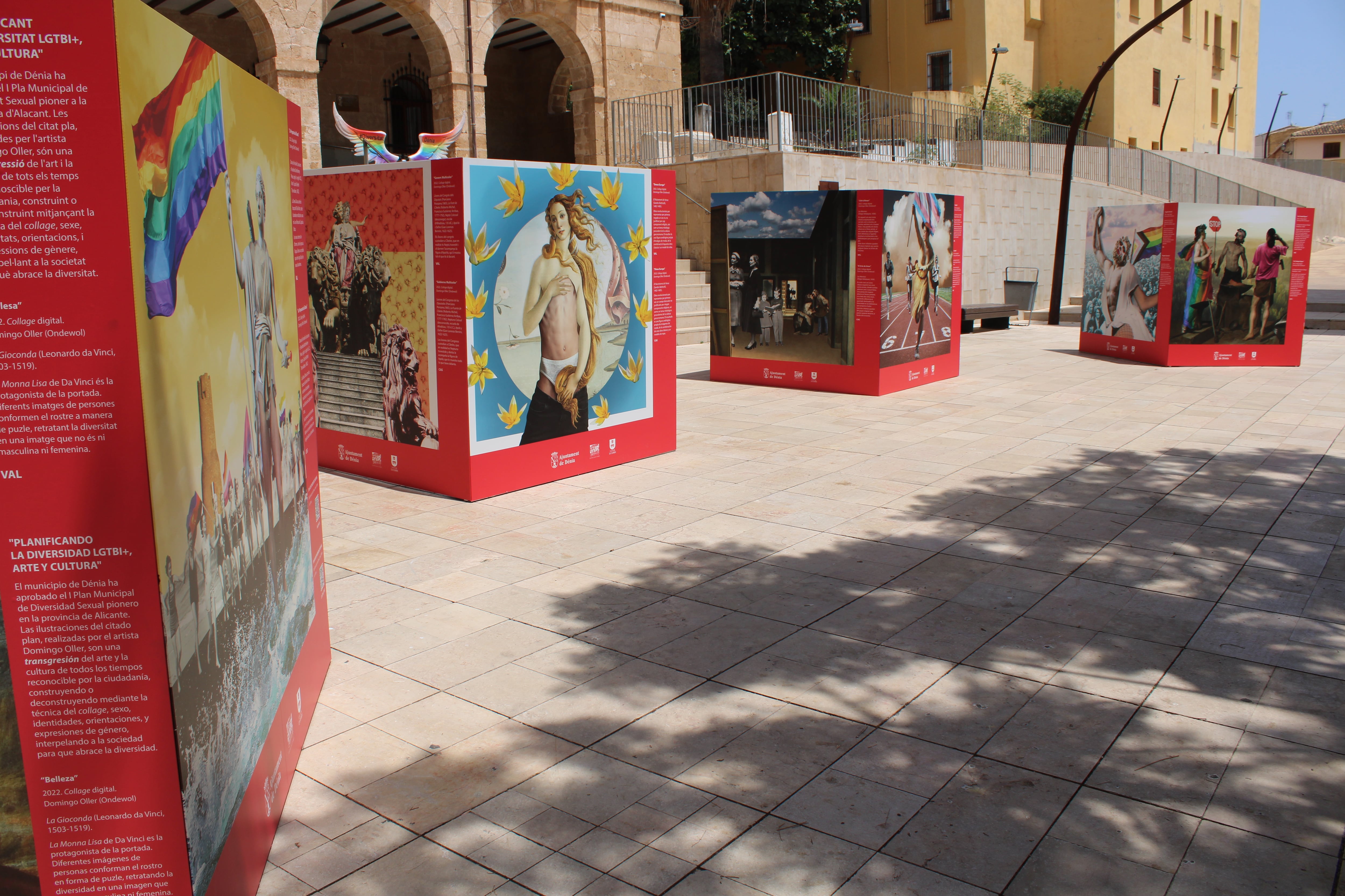 Primera exposición urbana de contenido íntegramente LGTBI+, perteneciente al Ayuntamiento de Dénia.
