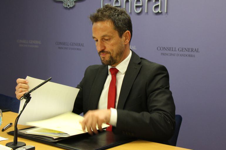 El president del grup mixt, Pere López