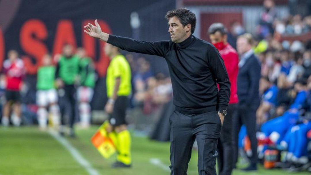 Andoni Iraola en Vallecas