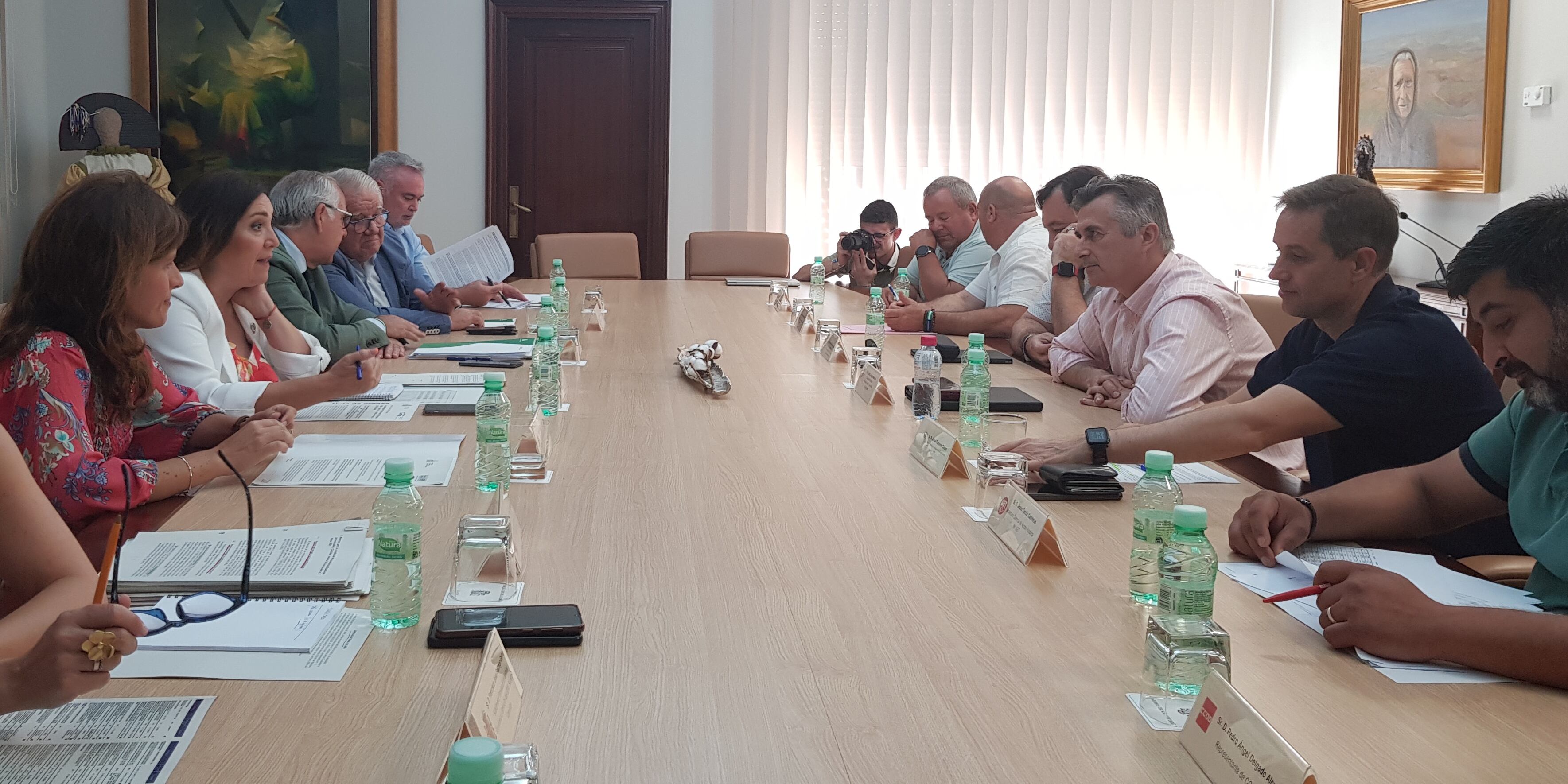 Momento de la reunión de la Comisión la pasada semana