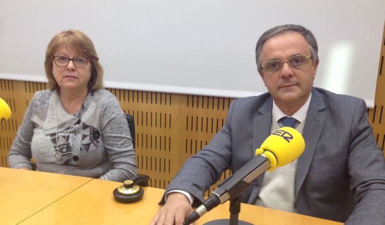 Reyes Barberá (UV) y Alberto San Bautista (UPV)