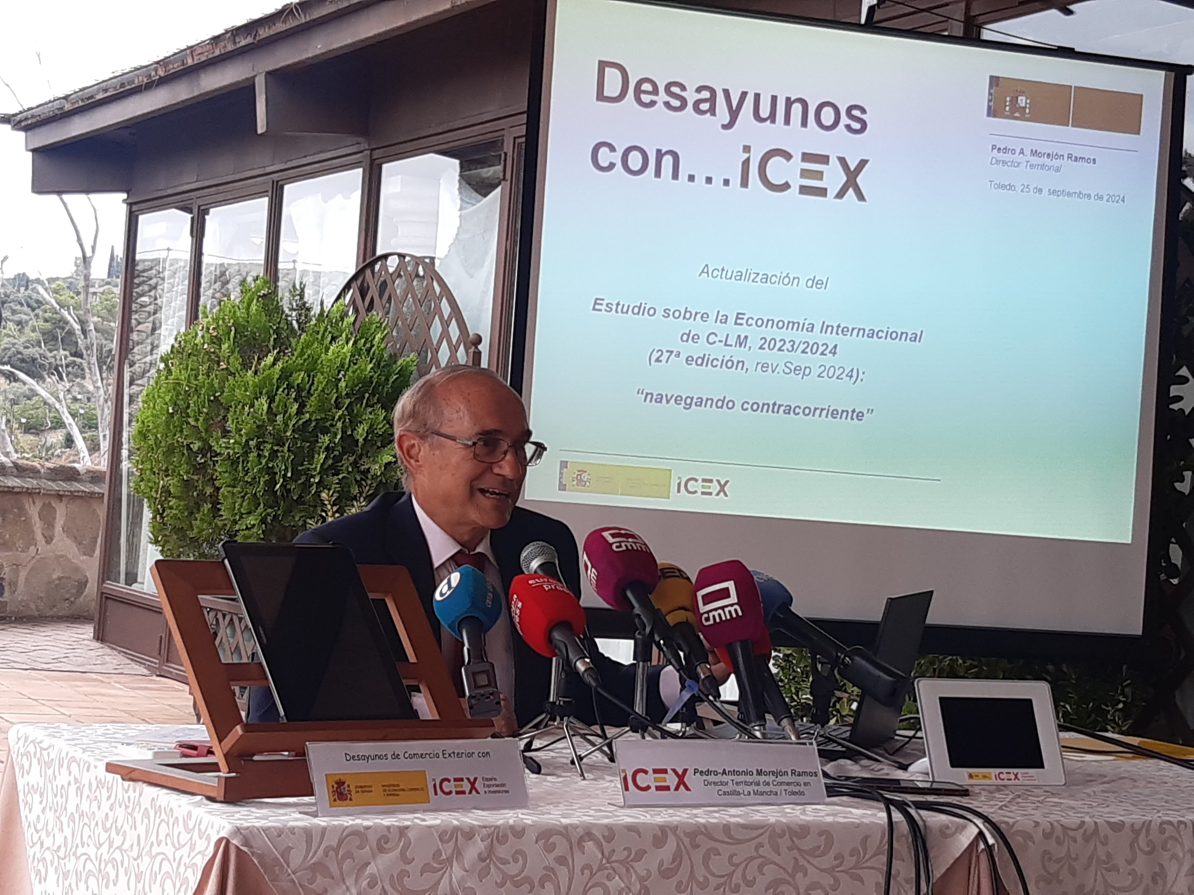 Pedro Antonio Morejón, director territorial del ICEX en Castilla-La Mancha