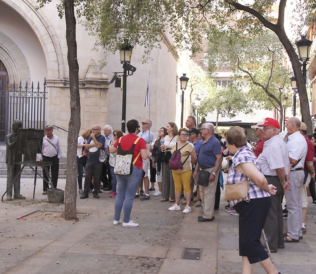 Grupo de turistas en Castelló