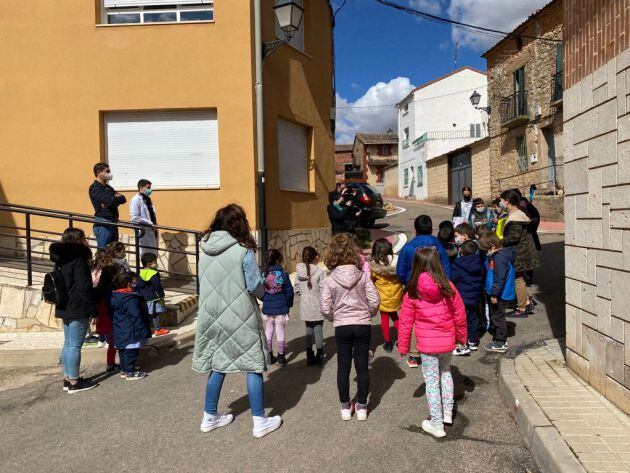 Con el médico y el enfermero de Castrillo