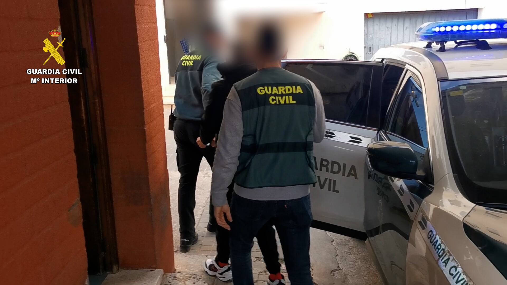 Una imagen de la detención.