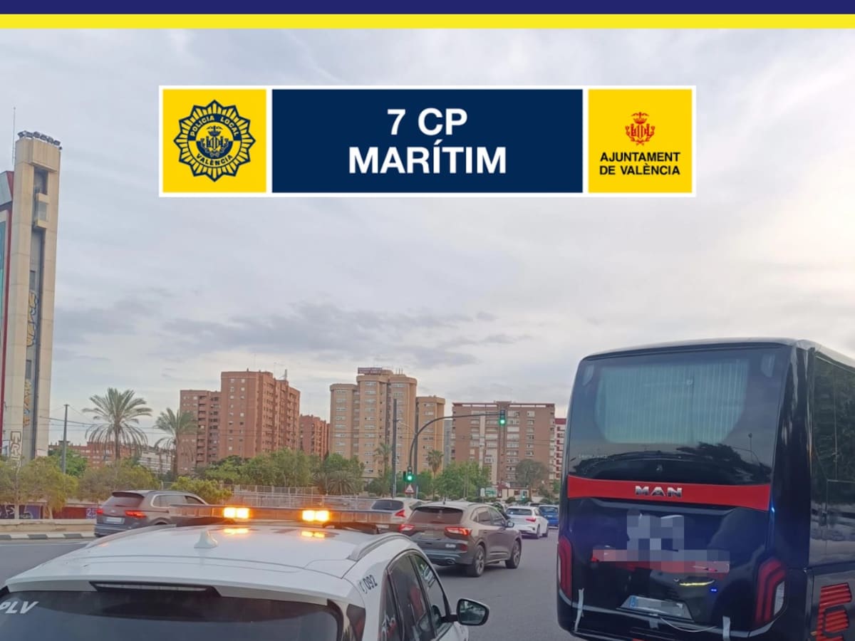 El conductor de un autobús da positivo en cocaína durante un control rutinario en València