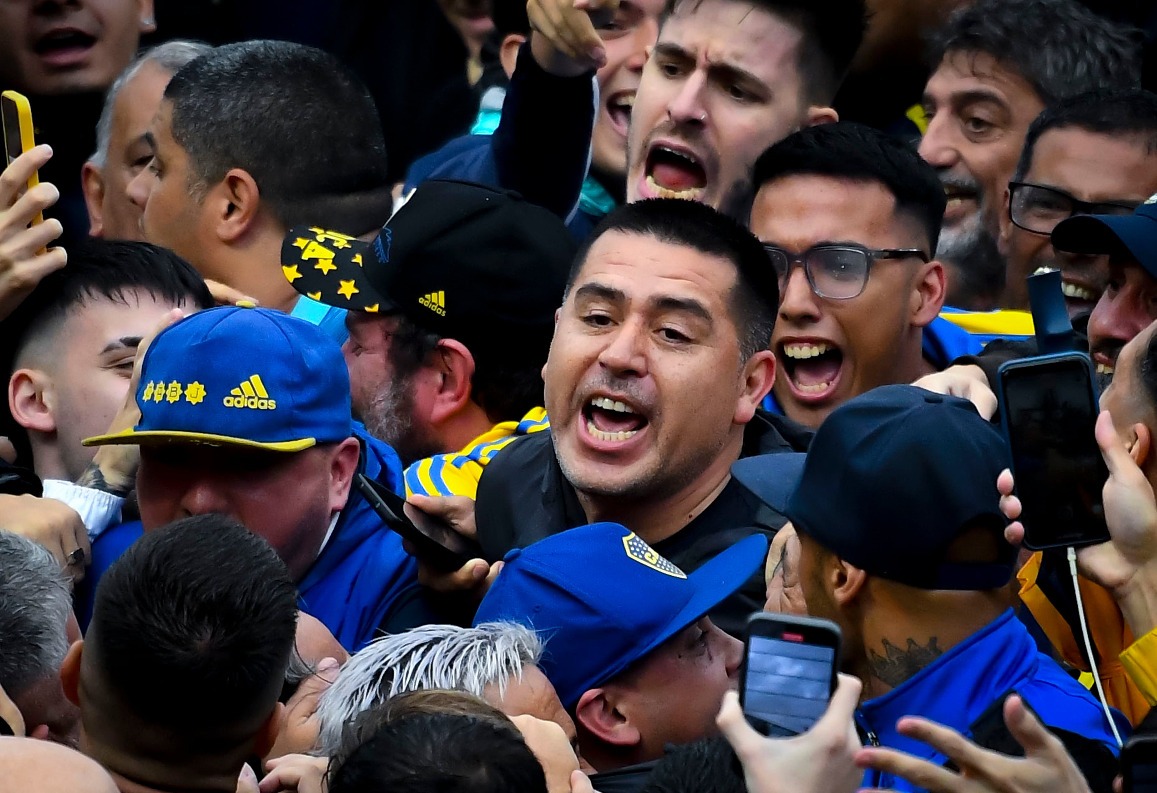 Juan Román Riquelme, nuevo presidente de Boca Juniors. (Photo by Marcelo Endelli/Getty Images)