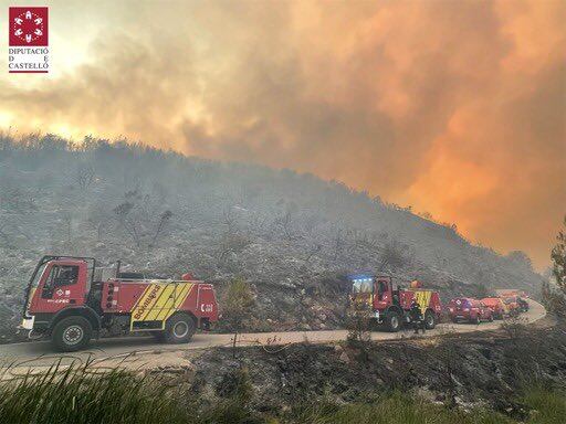 Incendio en Bejís