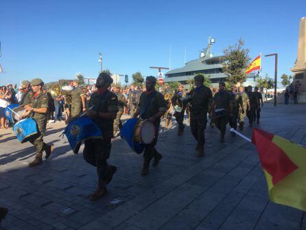 Un momento durante el acto