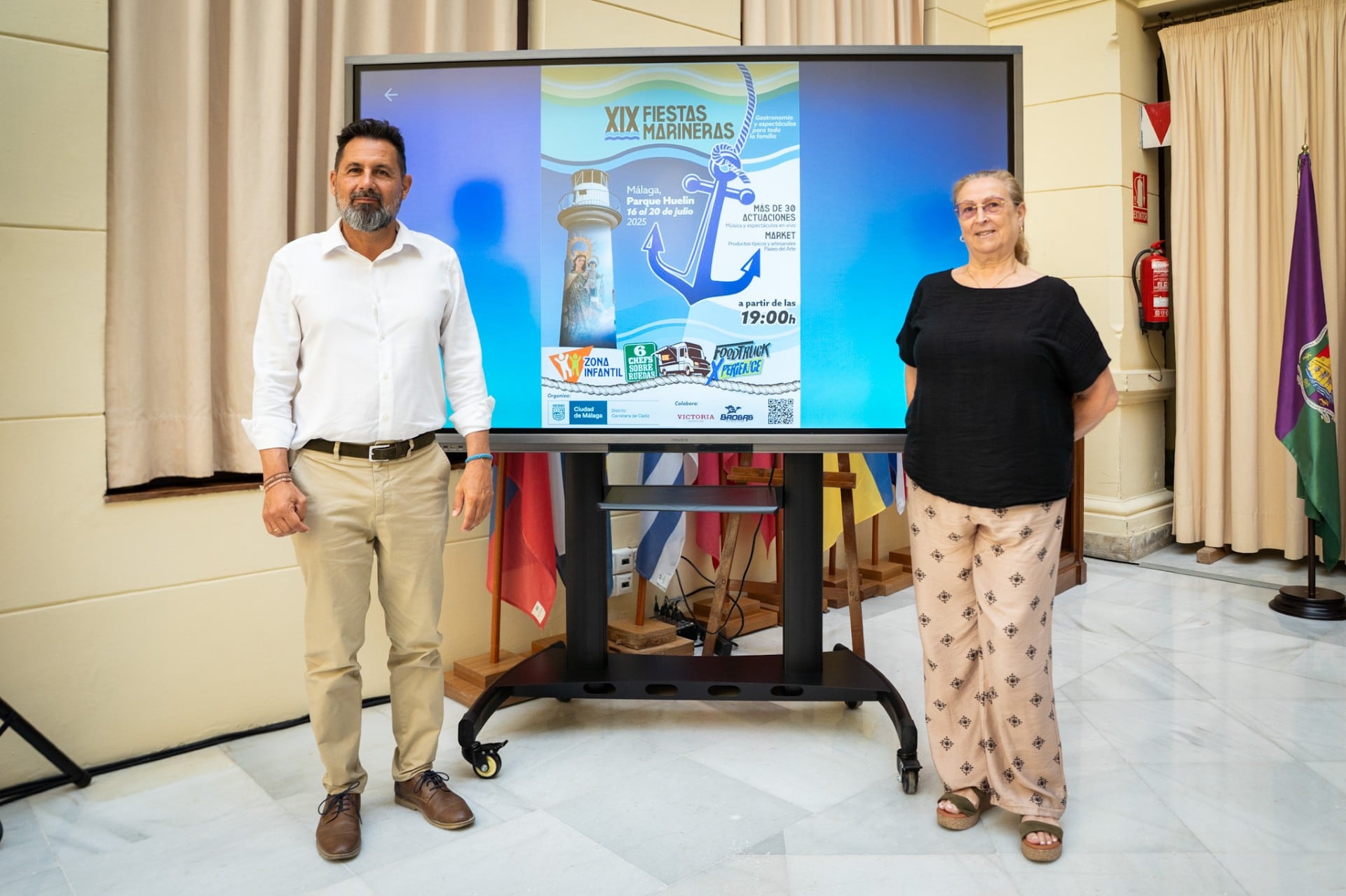 Presentación de las Fiestas Marineras de la Virgen del Carmen / Ayuntamiento de Málaga