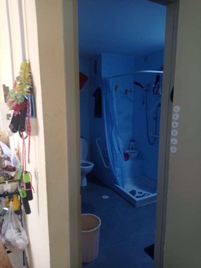 El baño de la habitación de La Dehesa