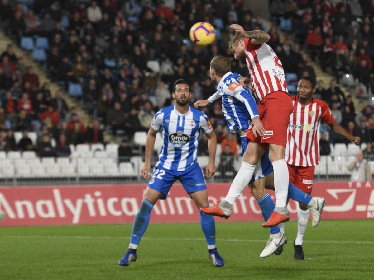 El Almería menos goleado de los últimos años