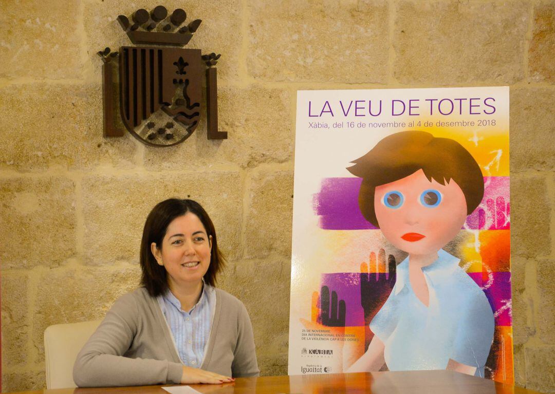 Presentación del programa de actos con motivo del Día Internacional contra la Violencia de Género en Xàbia.