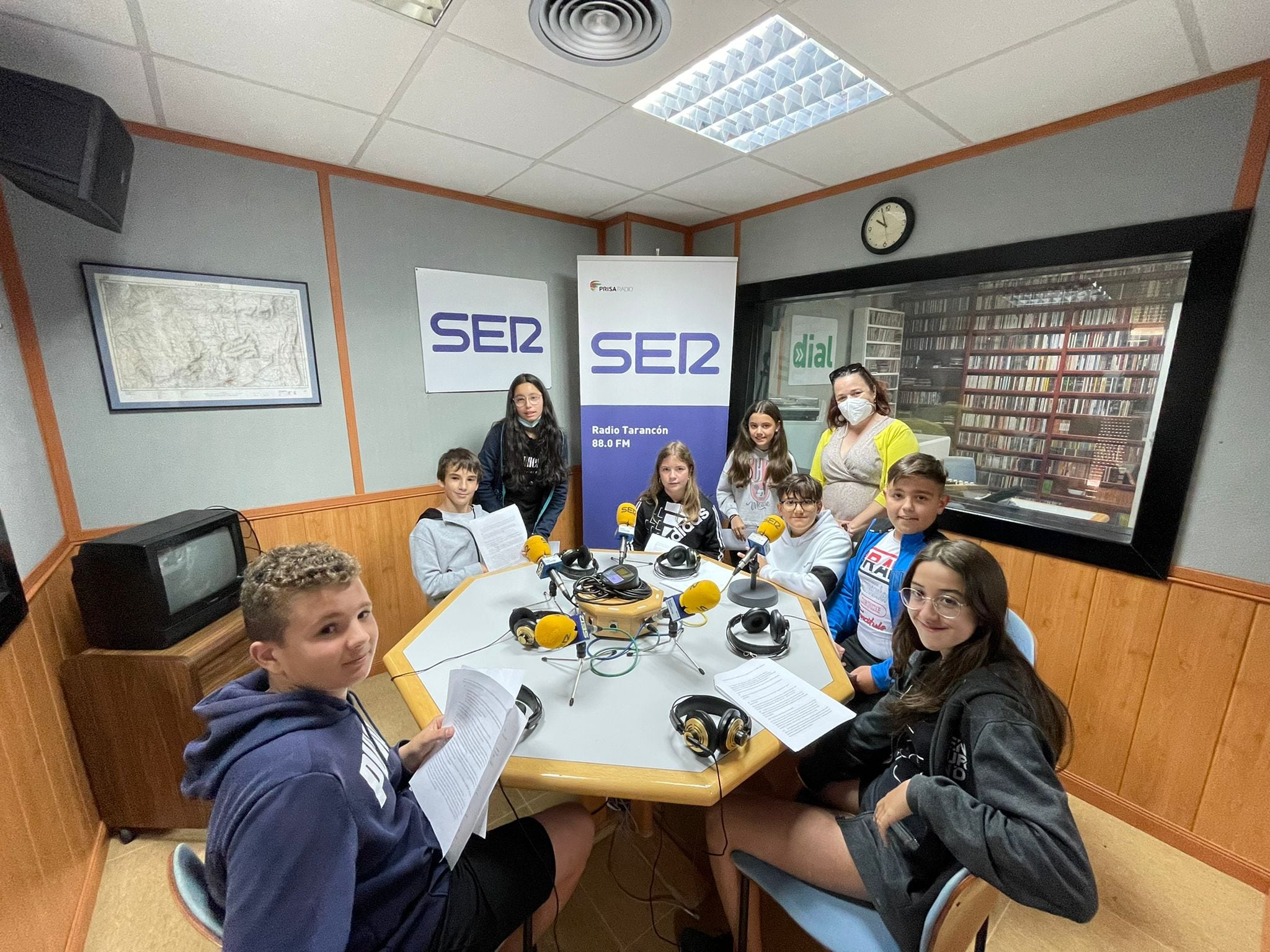 Grupo 2 de la visita de alumnos de 6ºA del Colegio Gloria Fuertes de Tarancón