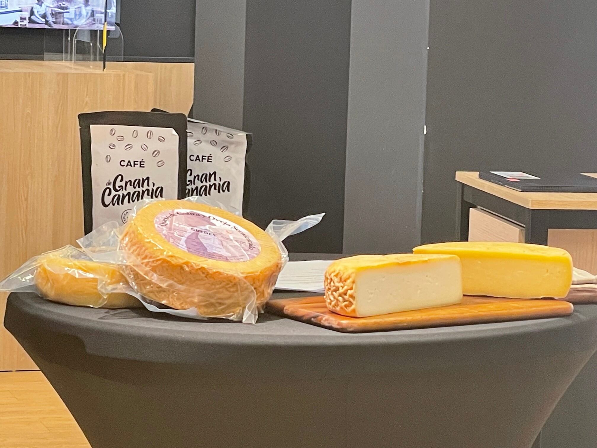 Quesos y café de Gran Canaria