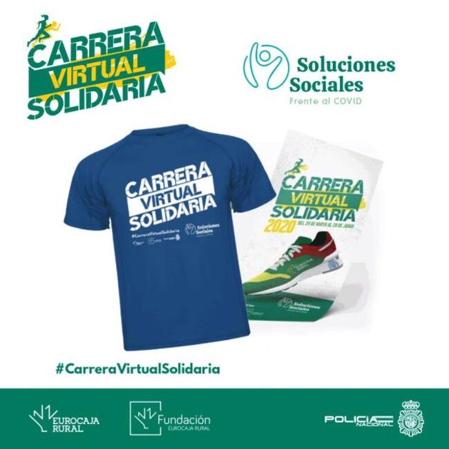 Cartel VIII Carrera Virtual Solidaria