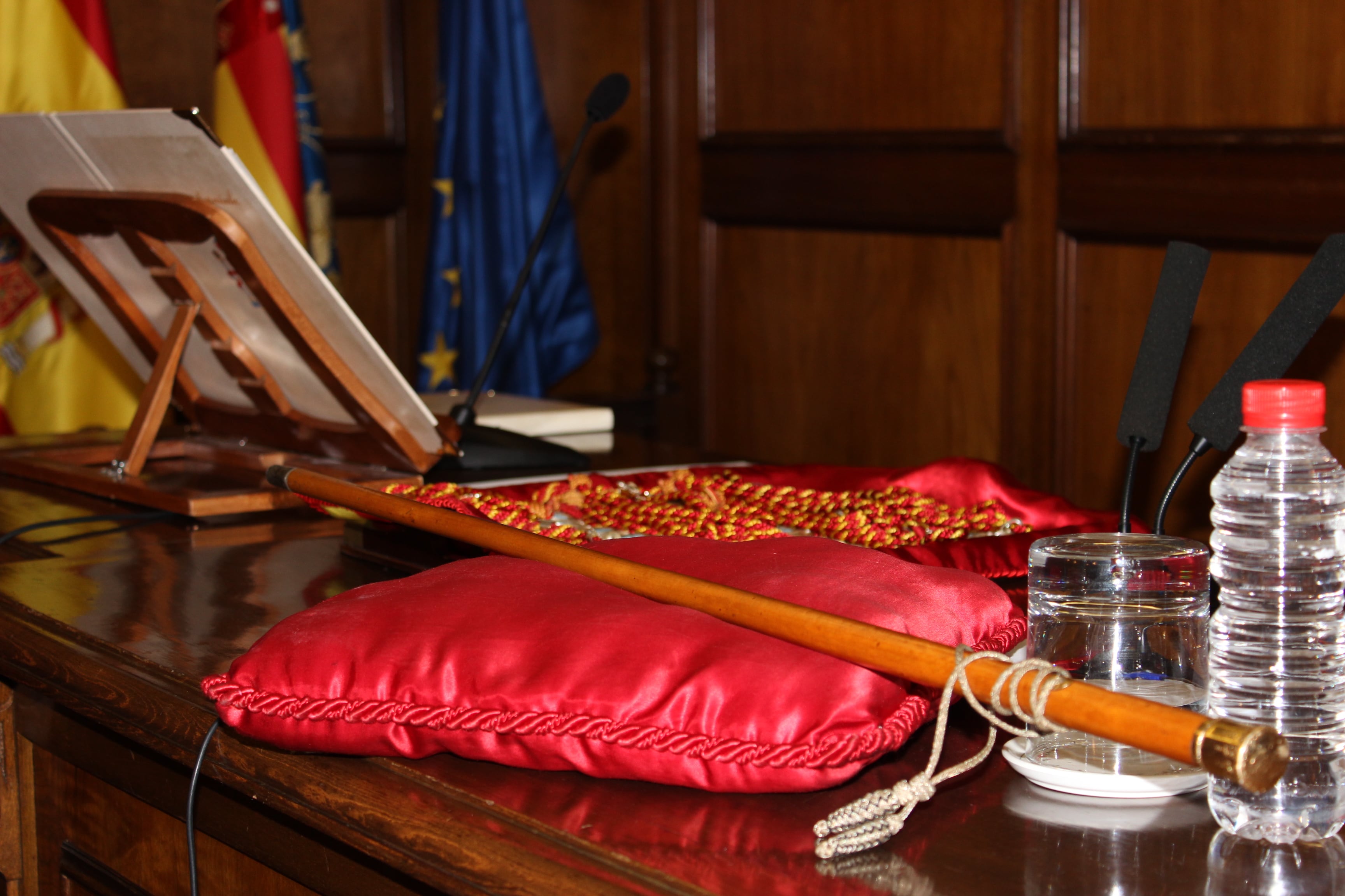 Bastón de mando del Ayuntamiento de Alcoy, que alzará el 17 de junio el alcalde investido