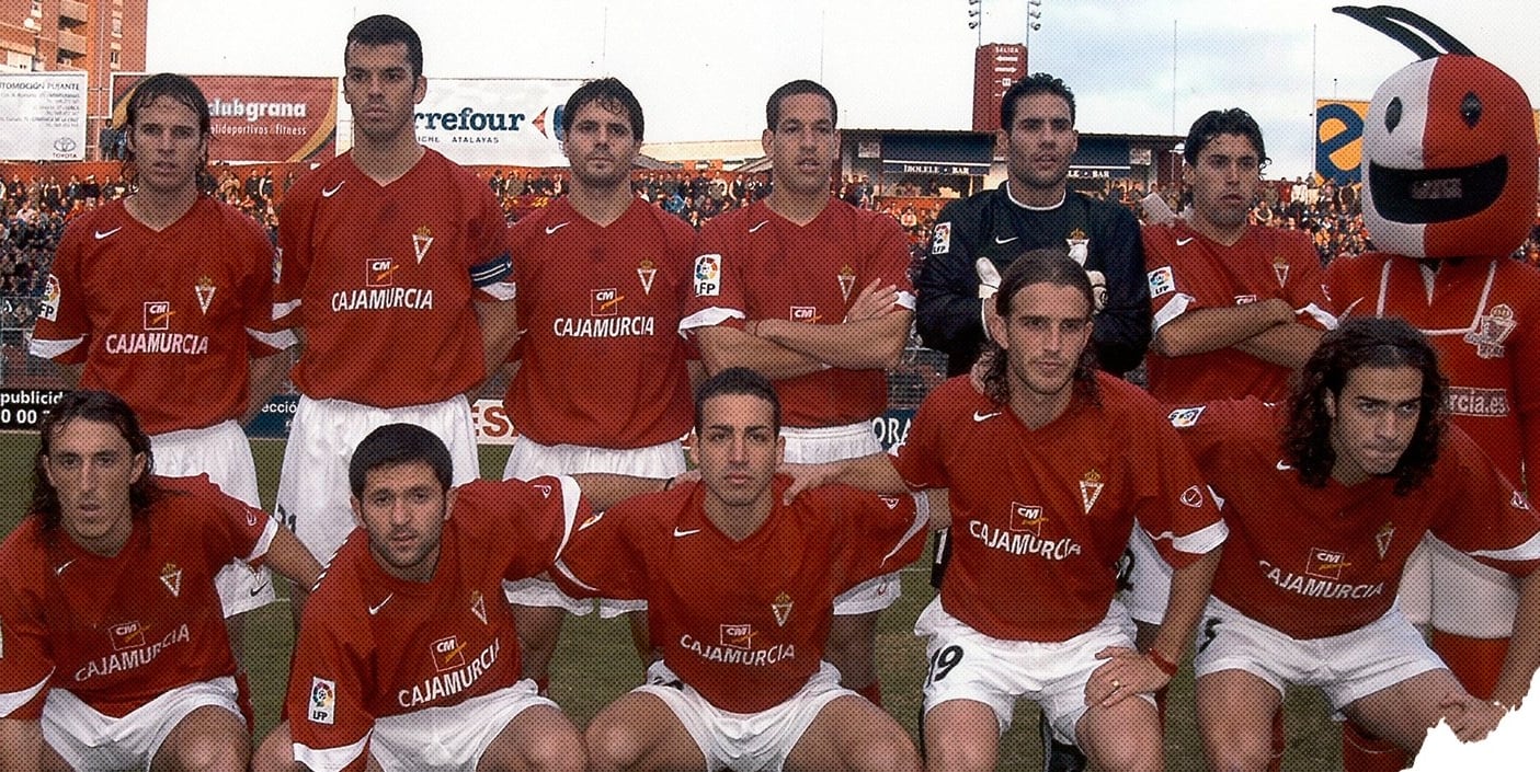 Once del Real Murcia en La Condomina en la temporada 2004/05