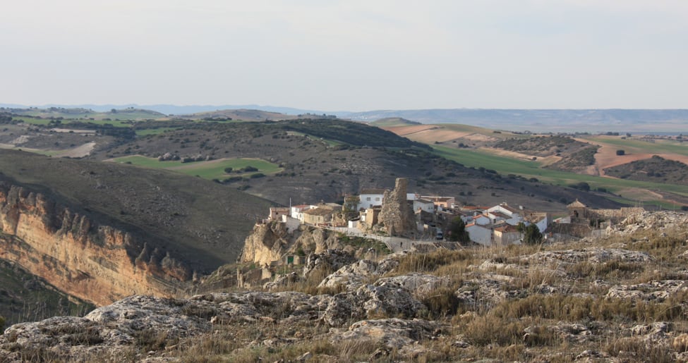 Vista panorámica de Zafra de Záncara (Cuenca).