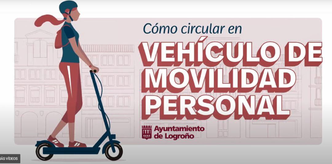 Logroño lanza una campaña sobre el uso correcto de los patinetes eléctricos en las calles.