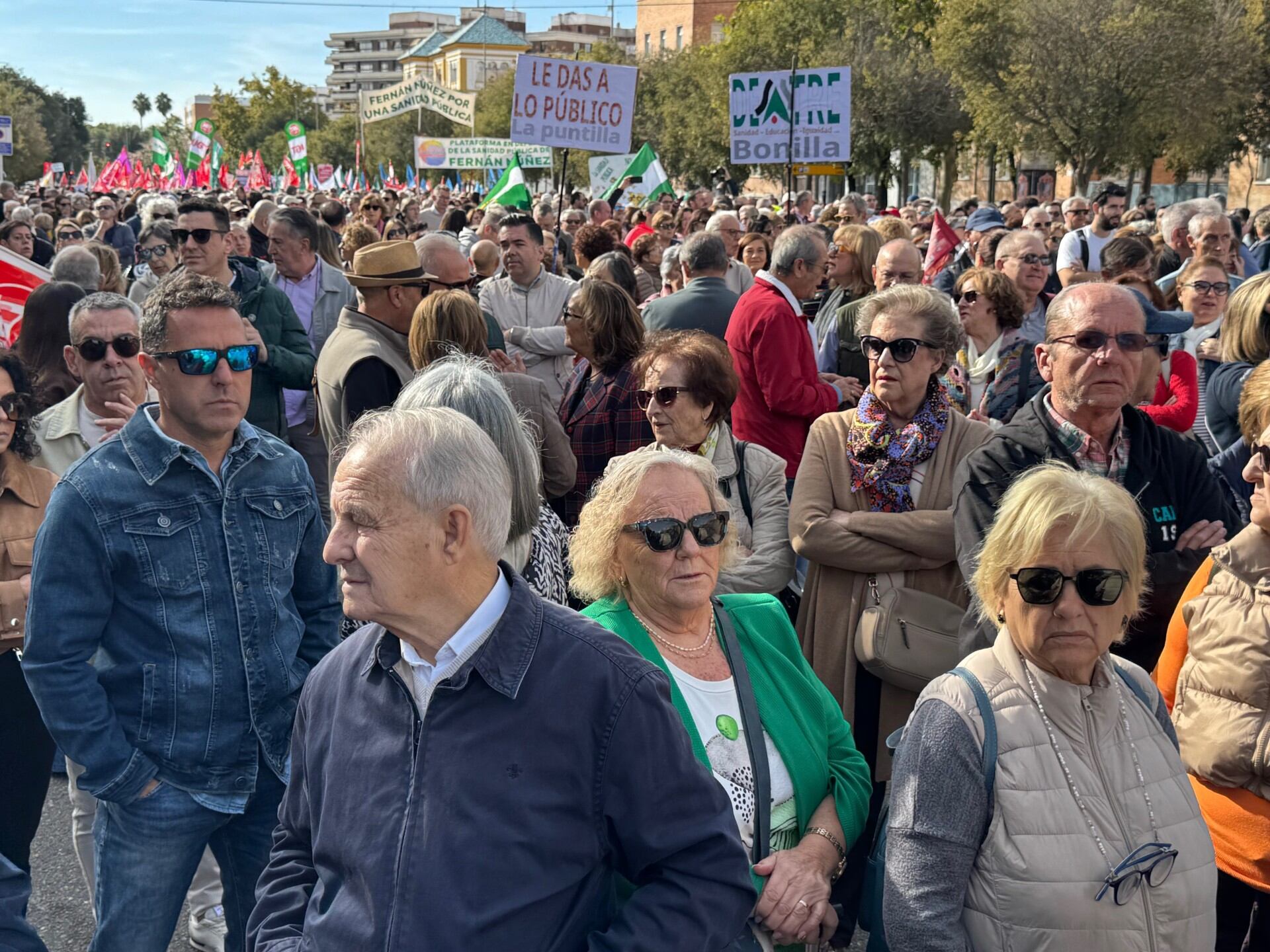 Manifestación por la sanidad pública en Córdoba