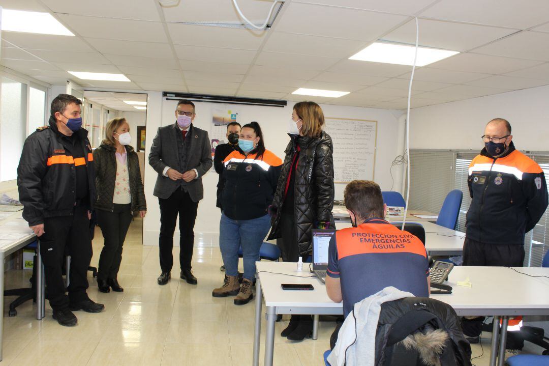 Diego Conesa en una visita a Águilas