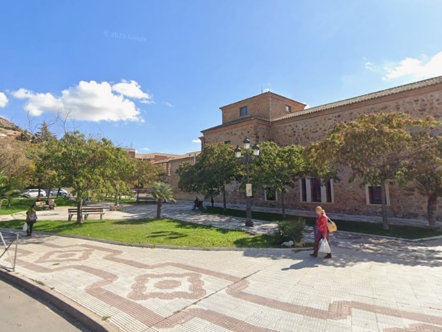 Plaza en la que se ubicaría la gran bandera de España en Puertollano