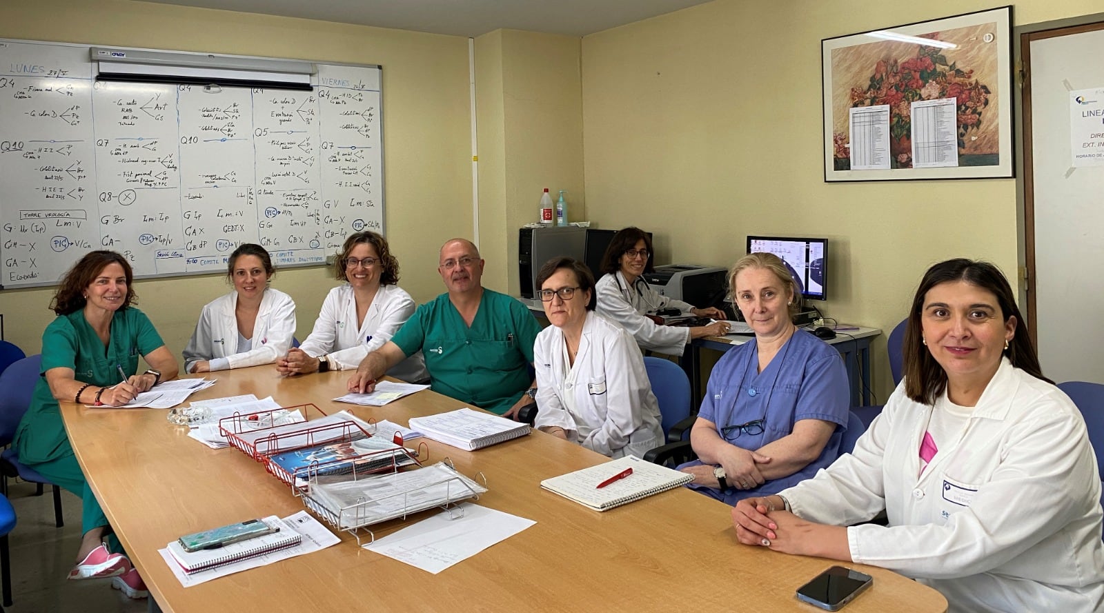 Reunión del comité de tumores de mama del Área de Salud de Cuenca.