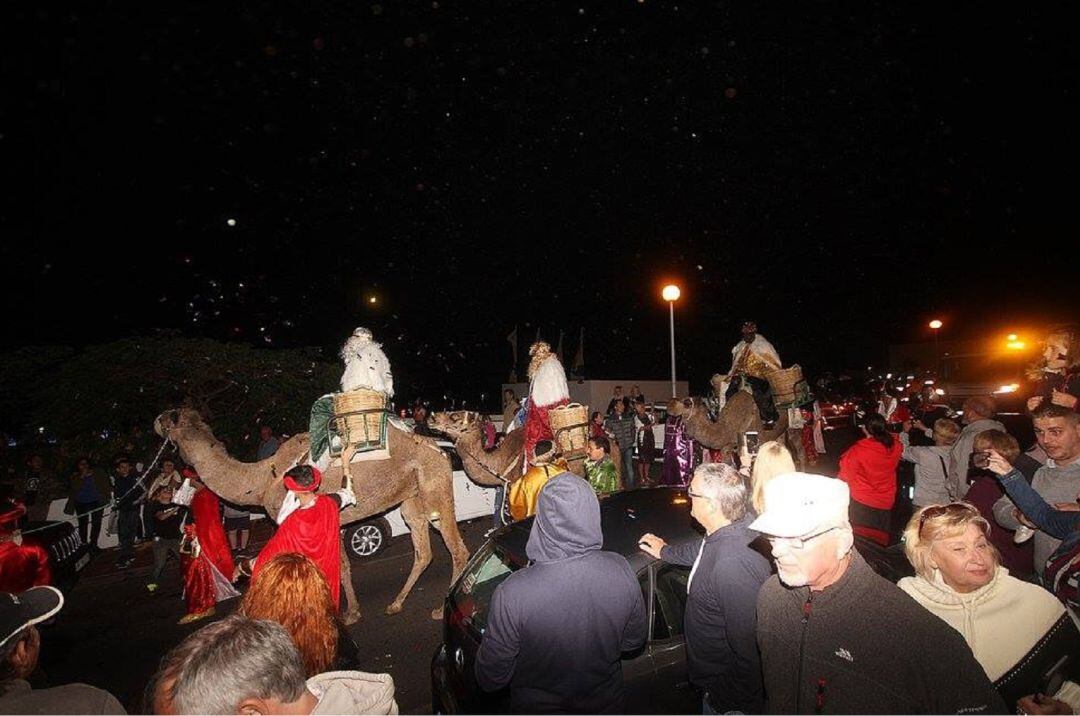 Cabalgata de reyes de Puerto del Carmen de años anteriores.