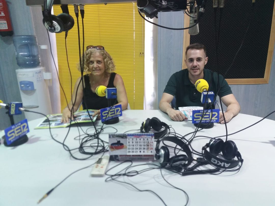 Los dos concejales durante la entrevista en nuestros estudios