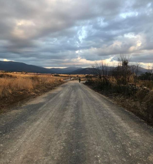 Camino de Palazuelos tras las obras de acondicionamiento