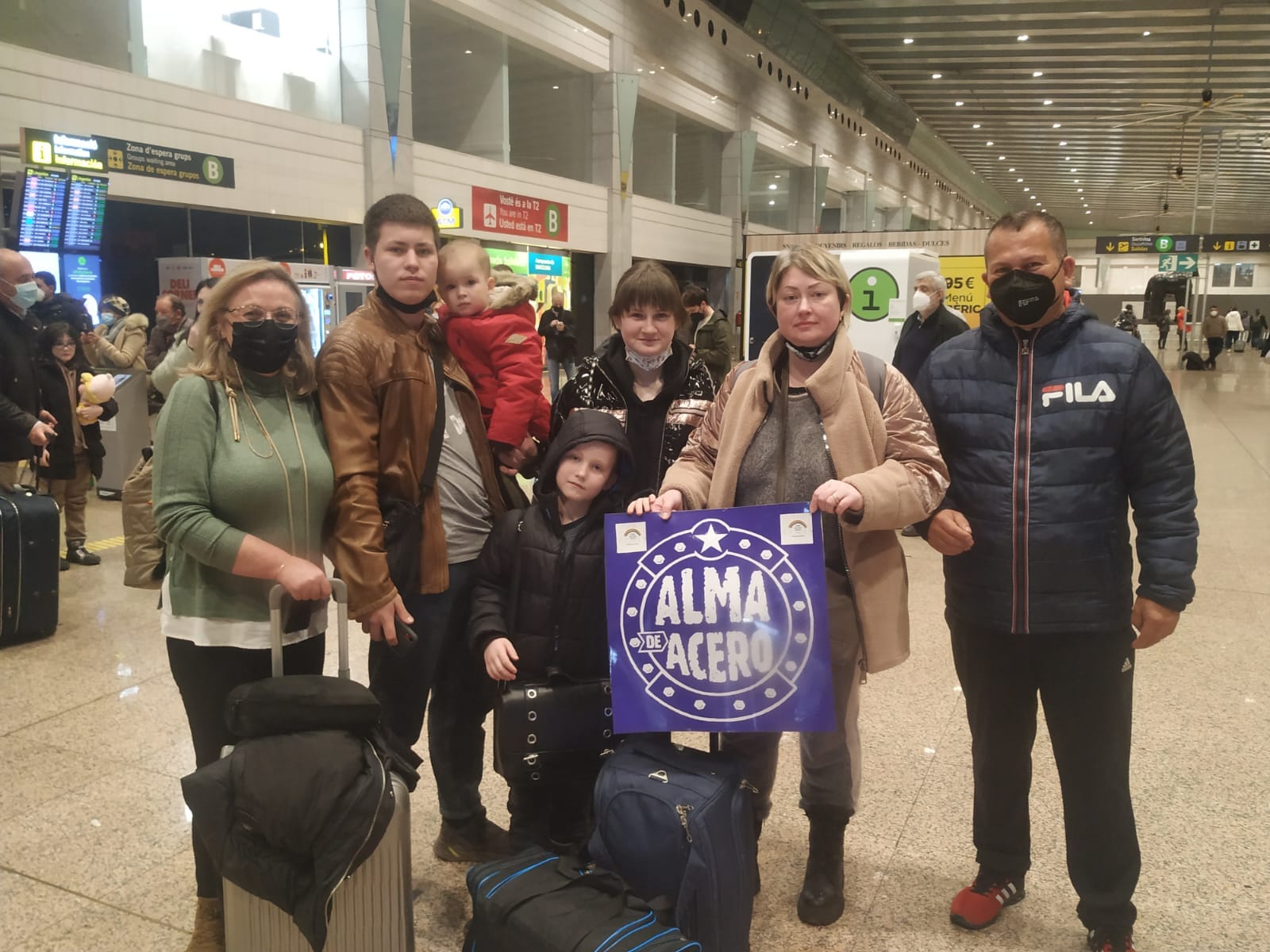 Primer viaje a Barcelona para ayudar a los refugiados de Ucrania