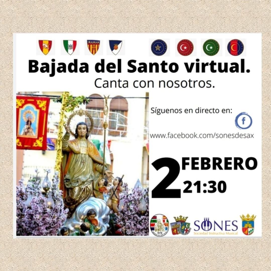 Bajada de San Blas virtual, Sax
