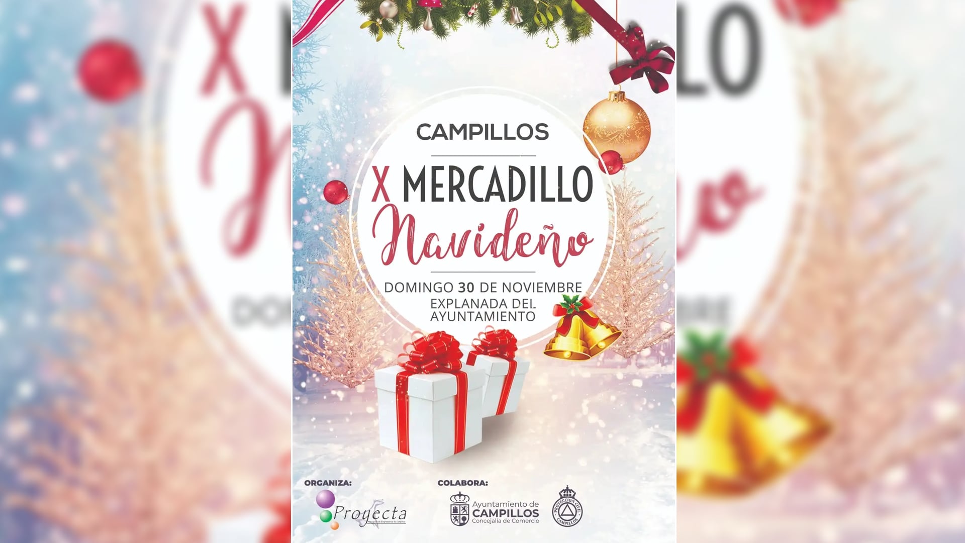 Cartel del Mercadillo Navideño de Campillos