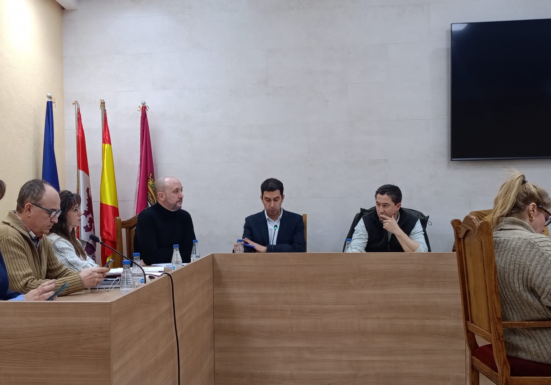 Concejales del PP en el Ayuntamiento de Cuéllar