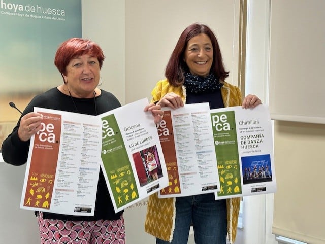 Angelita Cavero y Susana Magán, en la presentación del PECA 2024