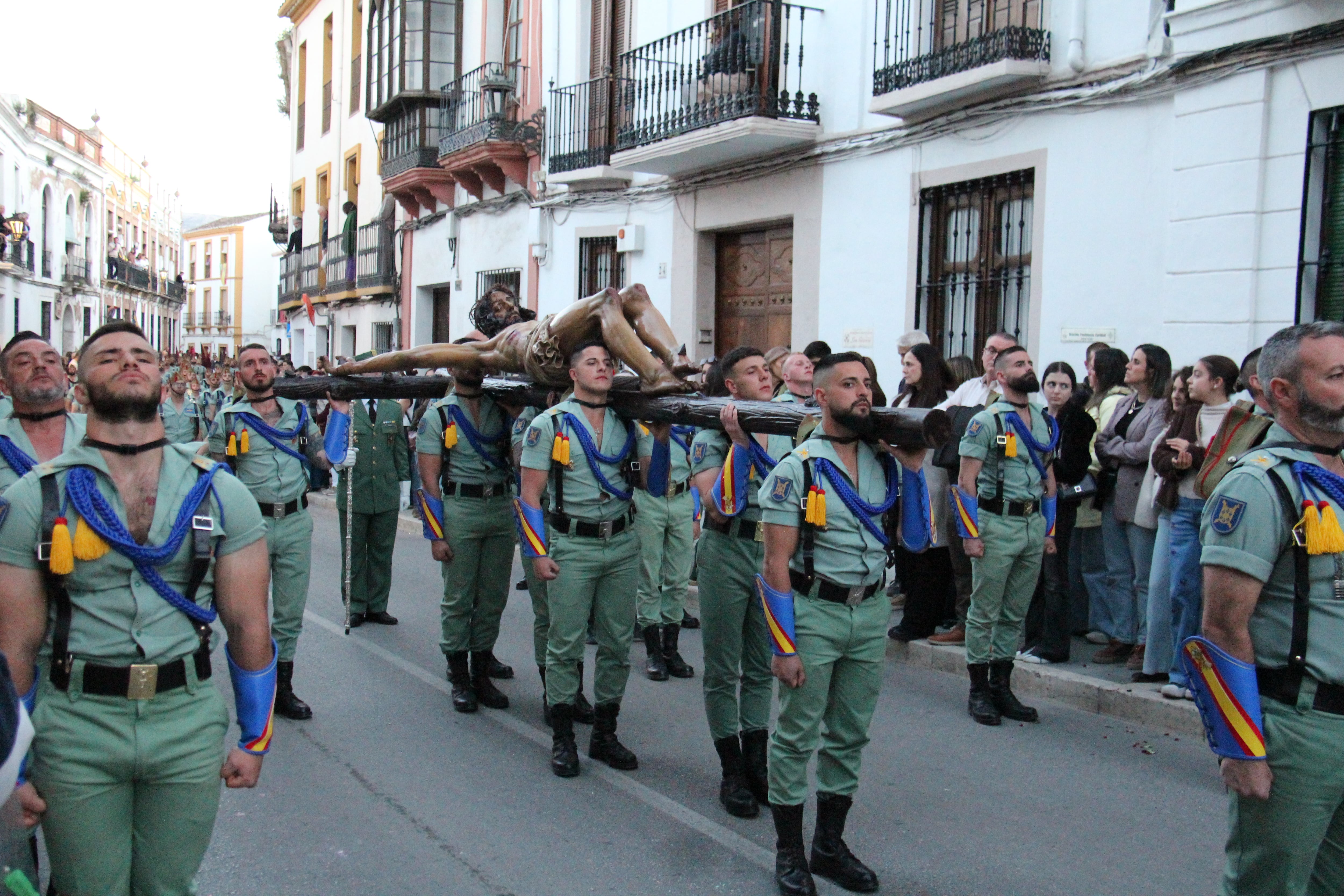 Cristo de la Buena Muerte, portado por los legionarios en Ronda