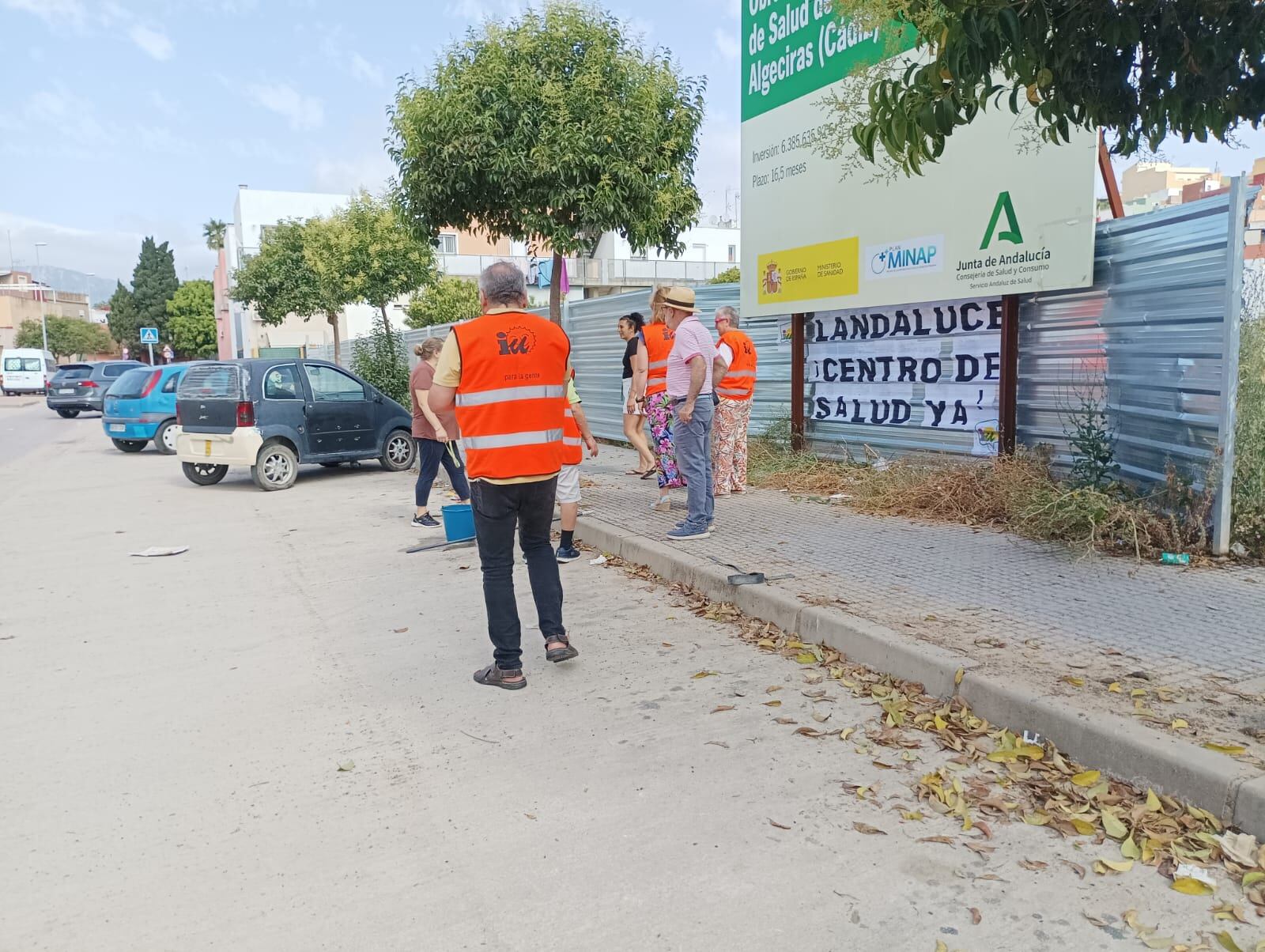 Un momento de la concentración