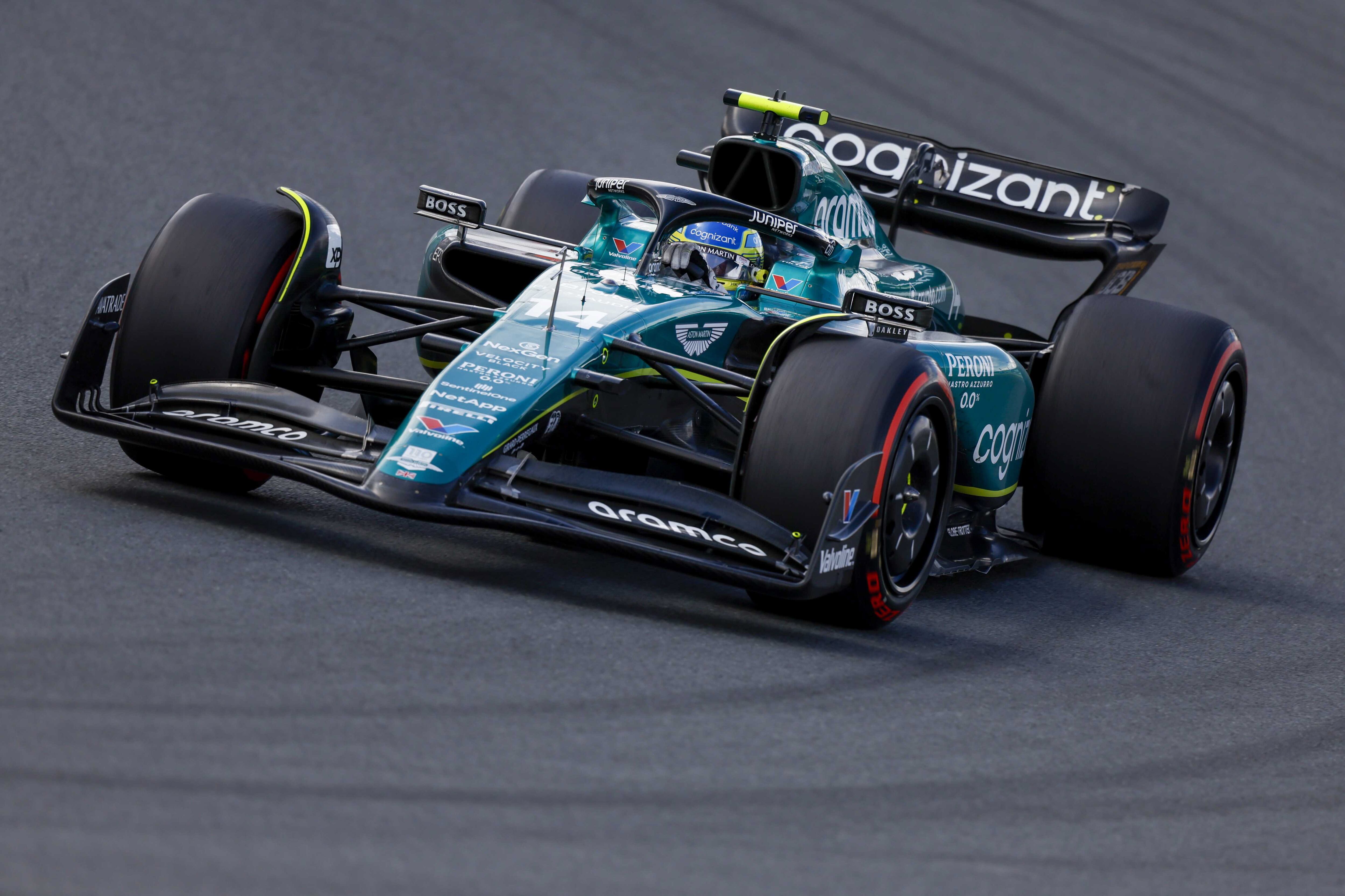 Fernando Alonso, piloto de Aston Martin de la F1. (Fórmula Uno, Países Bajos; Holanda) EFE/EPA/Koen van Weel