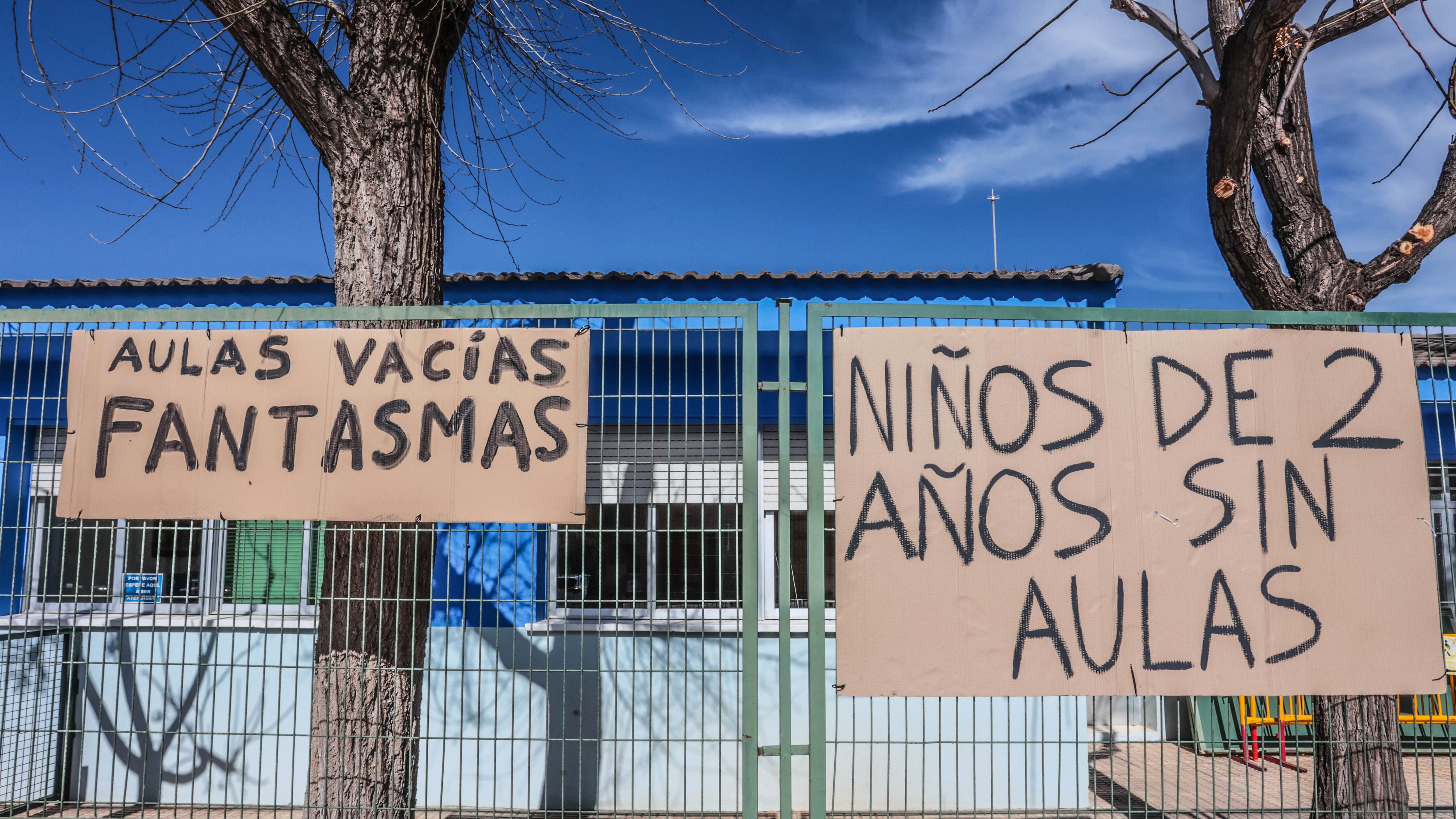 Uno de los principales reclamos es el del nuevo pabellón construido para los niños de dos años