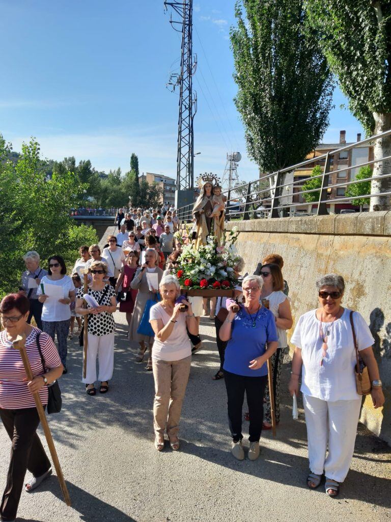 Graus prepara la celebración de la Virgen del Carmen con procesión por las calles y el río Ésera