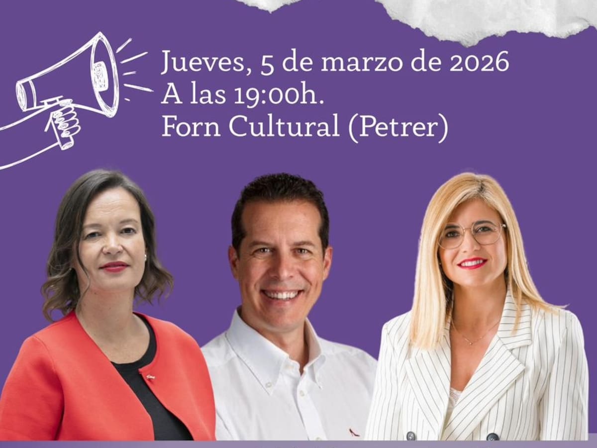 El PSPV-PSOE celebra en Petrer el acto “Voces feministas frente a los retos del presente” con motivo del 8M