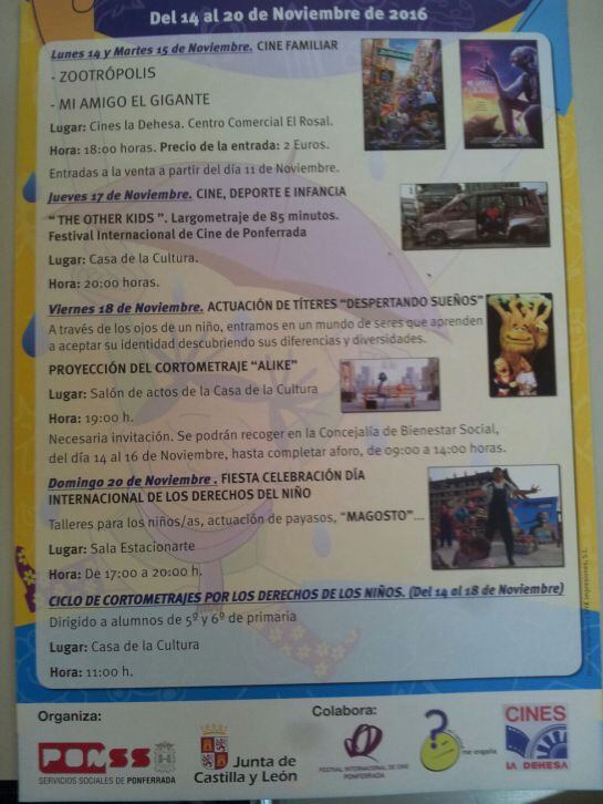 Programa de actividades