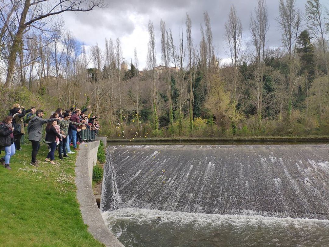 Ceremonia del río en la Alameda del Parral