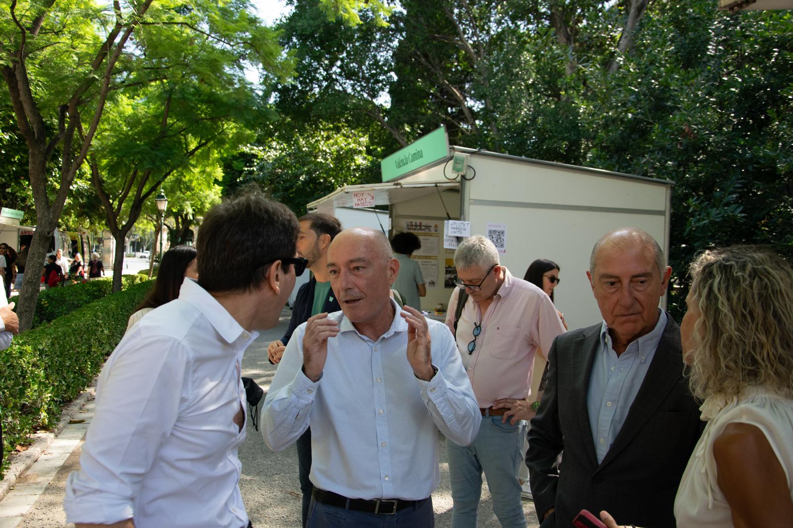 El concejal de Movilidad de València, Jesús Carbonell, en el primer día de la Feria de Movilidad de València de 2024.