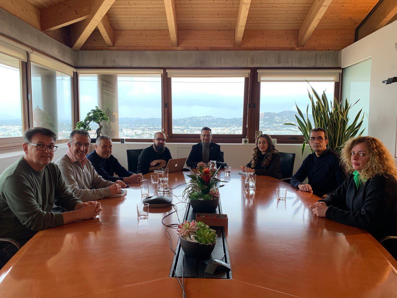 Un momento durante la reunión