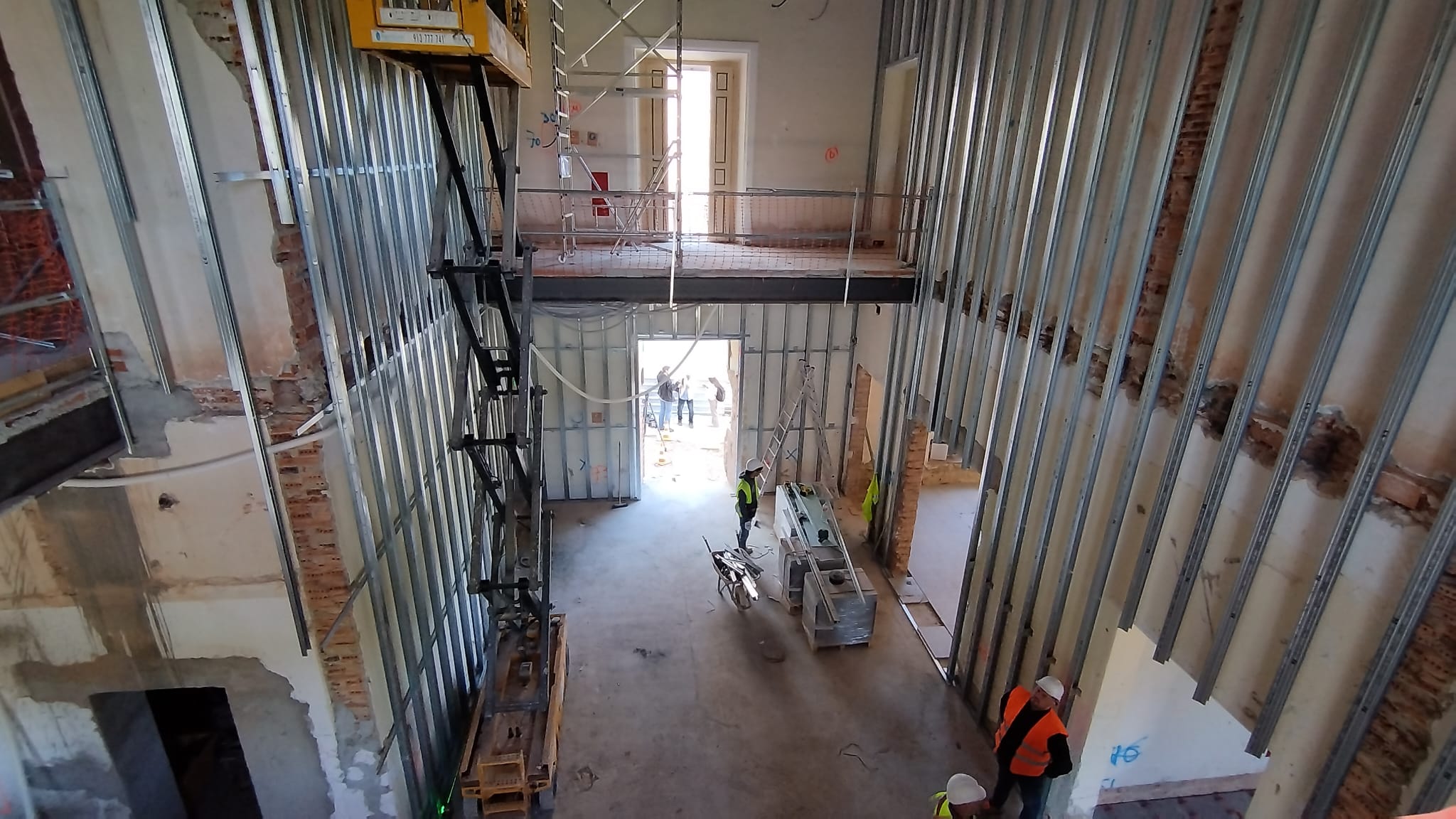 Obras del nuevo Centro de Recepción de Visitantes