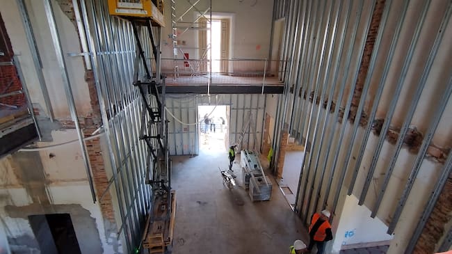 Obras del nuevo Centro de Recepción de Visitantes